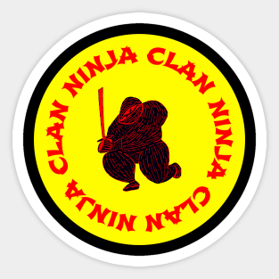 NINJA CLAN Sticker